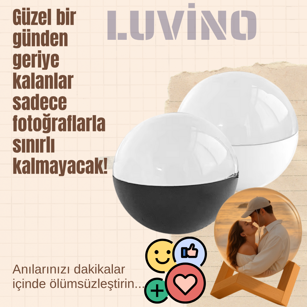 Luvino Kristal Anı Küresi
