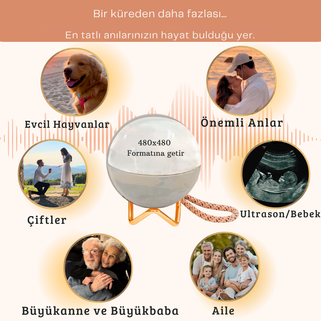 Luvino Kristal Anı Küresi