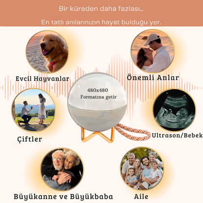 Luvino Kristal Anı Küresi